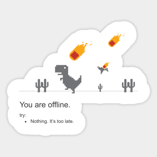 You are offline Sticker